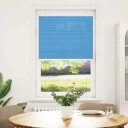  plisségardin blå 75x100 cm Stoff Bredde 74,4 Polyester