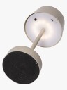 Smartsaker Liten solcelledrevet bordlampe Beige