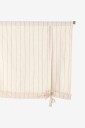 Ellos Home   Roll up gardin Elly Thin Stripe Rollup i resirkulert halvlinne   Beige