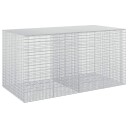 vidaXL Gabion med 3,5 mm wire og 5x2,5 cm nett 200x100x100 cm