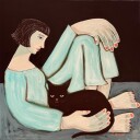 Peace and calm Plakat Plakat / 100x100cm