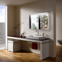 Bathlife Glänsa Speilskap 100x70x23 cm Hvit