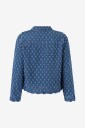 Zizzi   Denim jakke Jscallop   Blå
