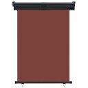 vidaXL Sidemarkise for balkong 120x250 cm brun