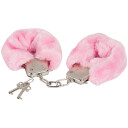 baseks Håndjern med Rosa Pels      - Rosa