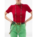 Versace Dame Strikkevarer Rød S,