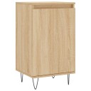 vidaXL Skjenk sonoma eik 40x35x70 cm konstruert tre