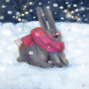 Rabbit Plakat Plakat / 100x100cm