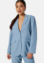 BUBBLEROOM Denice oversized blazer Dusty blue 40