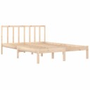 vidaXL Sengeramme heltre furu 135x190 cm 4FT6 Double