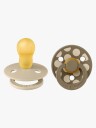 BIBS Pacifier Studio Colour Polka Medium Latex Vanilla Dark Oak S