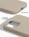 iDeal of Sweden MagSafe Silikon Deksel til iPhone 12/12 Pro Beige