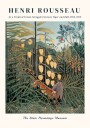 Henri Rousseau   In a Tropical Forest: Struggle Between Tiger and Bull Plakat Plakat / 100x150cm