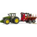 Bruder John Deere 7r 350 Traktor Med Skogshenger Bruder Landbruksmaskiner 3154