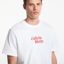 Calvin Klein Jeans Ss 20S Calvinklein Trvl Font Gra   White   L