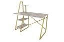 Andifli Skrivebord 60x120x120 cm med oppbevaring   Hvit