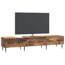  TV skap med skuff Gammelt tre 147 x 34,5 x 30 cm Konstruert tre