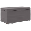 vidaXL Håndverk Grå 81 x 41 x 40 cm Kunstlær og konstruert tre
