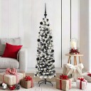  Kunstig juletre med 150 LED grønn 150 cm PVC og stål og plast
