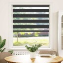  Sebragardin svart 110x100 cm stoff bredde 105,9 polyester