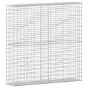 vidaXL Gabion med 5 mm Tråd og 5x5 cm Maske 100x20x100 cm