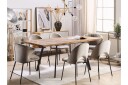 Housham Spisebord 180 cm Sammenleggbart - Lysebrun/Svart