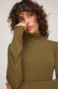 Hunkemöller super soft cashmere skjorte med høyhalset genser Grønn