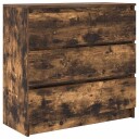  Skjenk røkt eik 80x35x76 cm konstruert tre