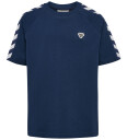 Hummel T skjorte – HmlJR arkiv – Dress Blues m. Logo 7 8 år 122 128 T skjorte Blå