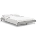 vidaXL Sengeramme grå sonoma 120x190 cm konstruert tre