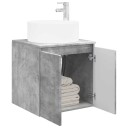  Vegghengt servantkommode Betonggrå 49,5 x 44,5 x 65,5 cm