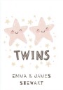 Personalized Twins Star Wall Art Plakat / 70x100