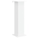 vidaXL Planteholder Hvit 30,5 x 30 x 100,5 cm Konstruert tre
