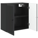 vidaXL Vegghengt skap Svart 59 x 31 x 60 cm Konstruert tre