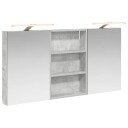  Baderomsskapsett 3 pcs 120 x 10,5 x 60,5 cm Konstruert tre