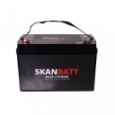 SKANBATT Base Lithium   12V 100Ah 100A BMS   326x173x215mm   3 Års garanti