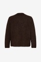 Only Carmakoma   Kardigan Carmiggie Ls O Neck Pearl Cardigan   Brun