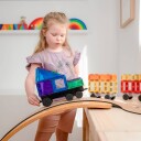 Connetix Byggesett Rainbow Transport 50 Deler