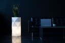 Selgro Design blomsterpotte MONUMO ASTI med belysning Hvit