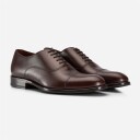 Lottusse Oxford Toecap - Ebony Moka Brun UK 11,5