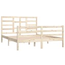 vidaXL Sengeramme heltre 150x200 cm 5FT King Size