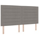 Sengebunnseng med madrass Taupe Super King Stoff