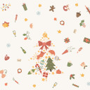 Noel decorations Plakat Plakat / 30x30cm