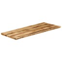  Bordplate naturlig kant 140x60x3,8 cm grovt heltre mangotre 370697