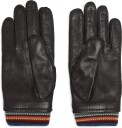 PS Paul Smith Men Glove Sig Stripe Cuff   66_CHOCOLATE   M