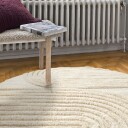 Runde tepper   Evora offwhite Størrelse: Ø 160 cm