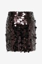 ONLY Onljadel Sequins Skirt Wvn   Brown   XL