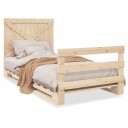  Sengeramme med hodegavl 100x200 cm heltre furu 3281575