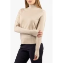 Pinko Dame Strikkevarer Beige XS,