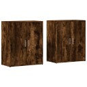  Skjenker 2 røkt eik 60x31x70 cm konstruert tre 8721102594250
